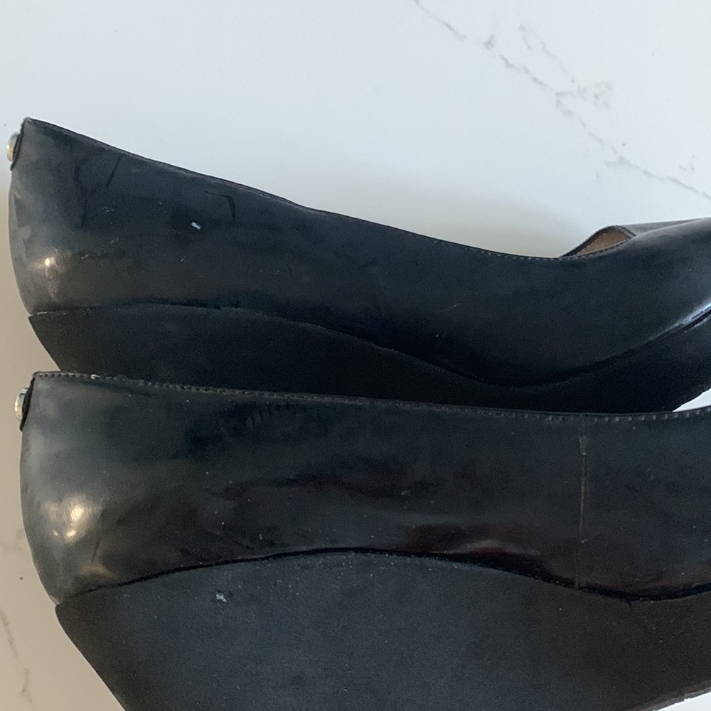 Michael Kors Peep Toe Wedges - Picture 6 of 6